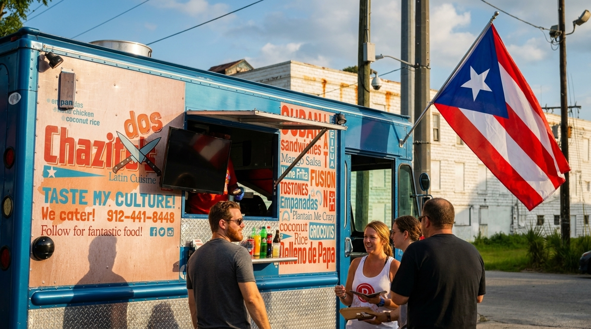 Festivals and two trucks