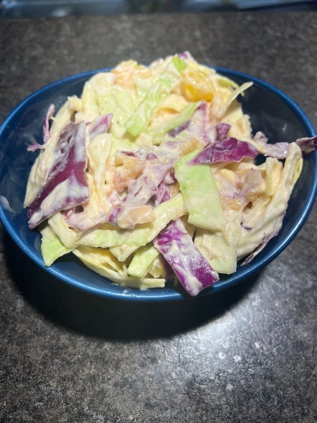 Coconut Mango Coleslaw